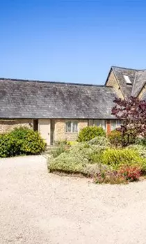 exterior of a modern Cotswolds barn conversion
